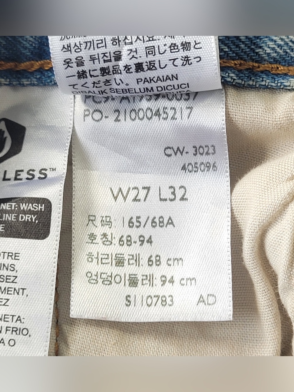 ✅ Levi’s classic 501 90s Light Wash Straight Leg Jeans size 27 - Picture 9 of 12